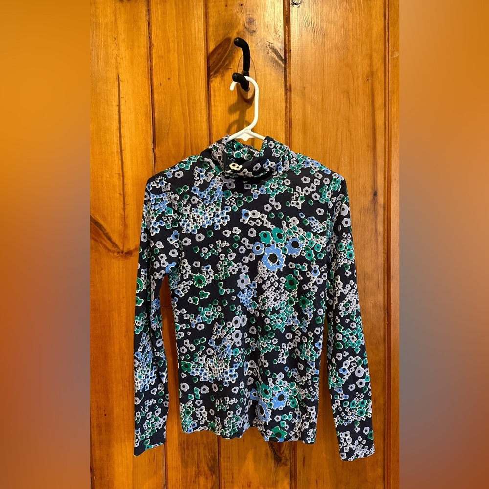 J. Crew Women’s Floral Turtleneck Size S